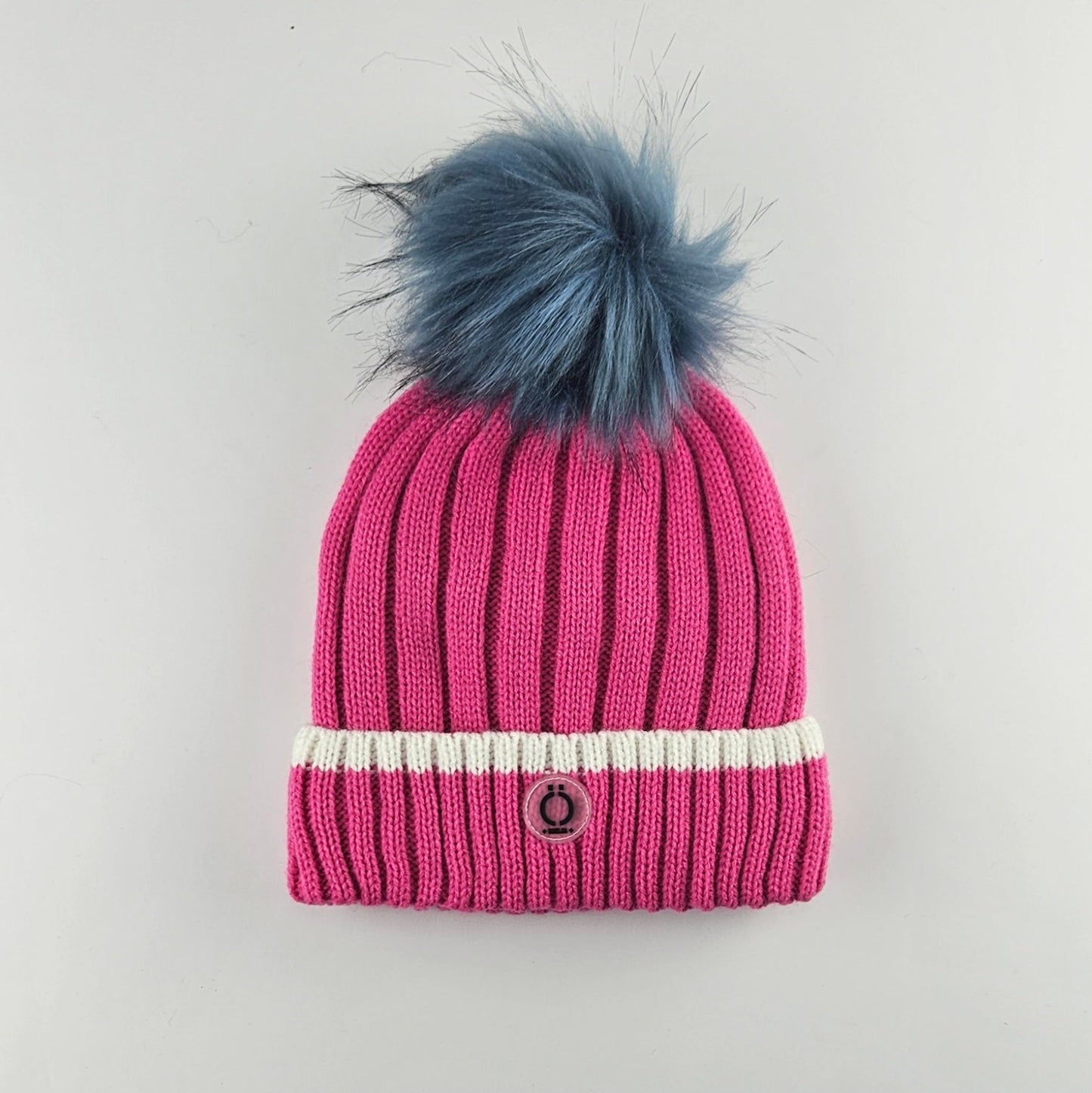 Fushia Stripe Tuque-5