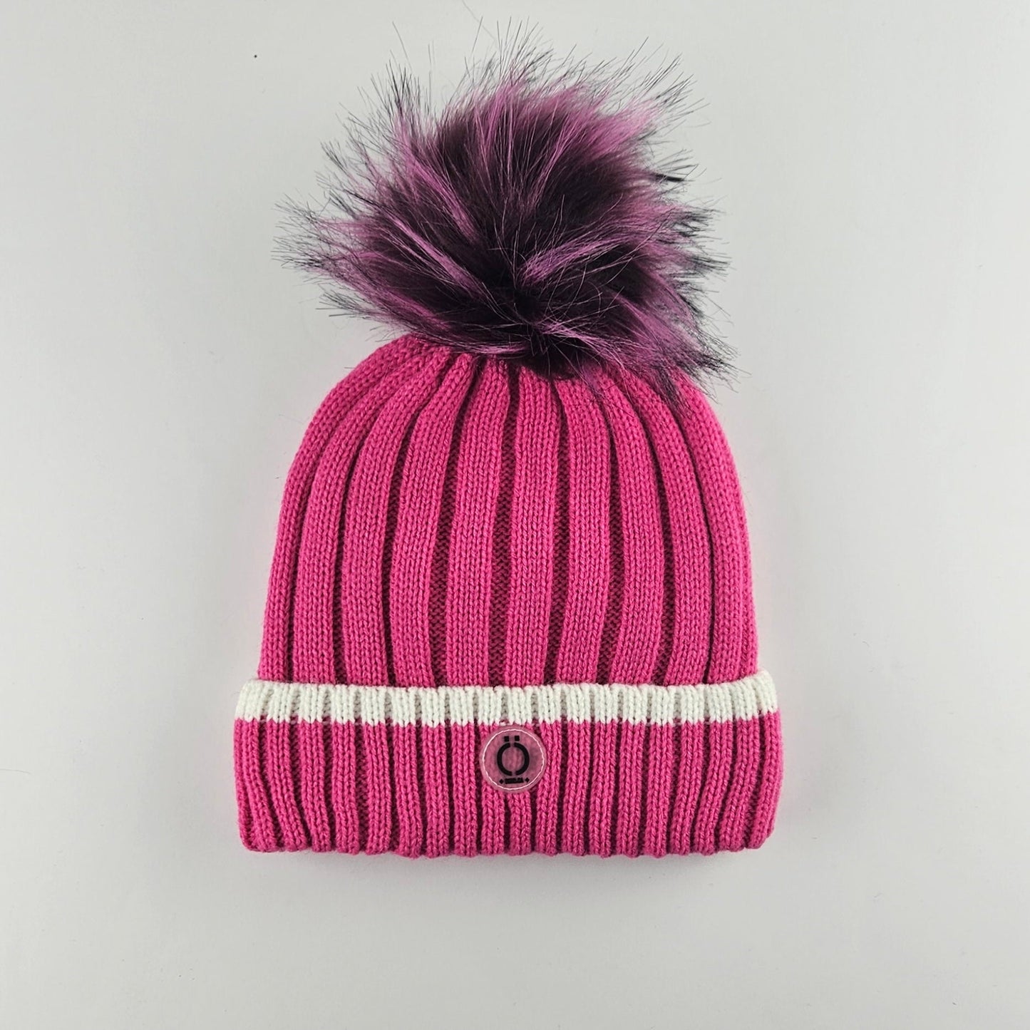 Fushia Stripe Tuque-11