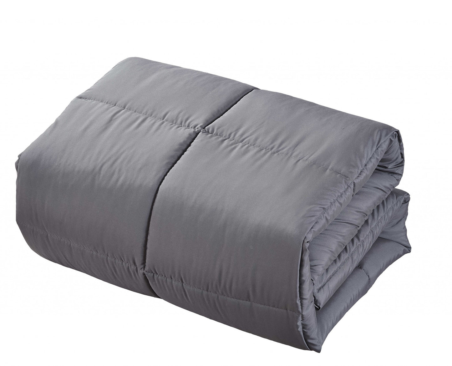 Dark Gray Queen Polyester Thread Count Down Alternative Comforter-2