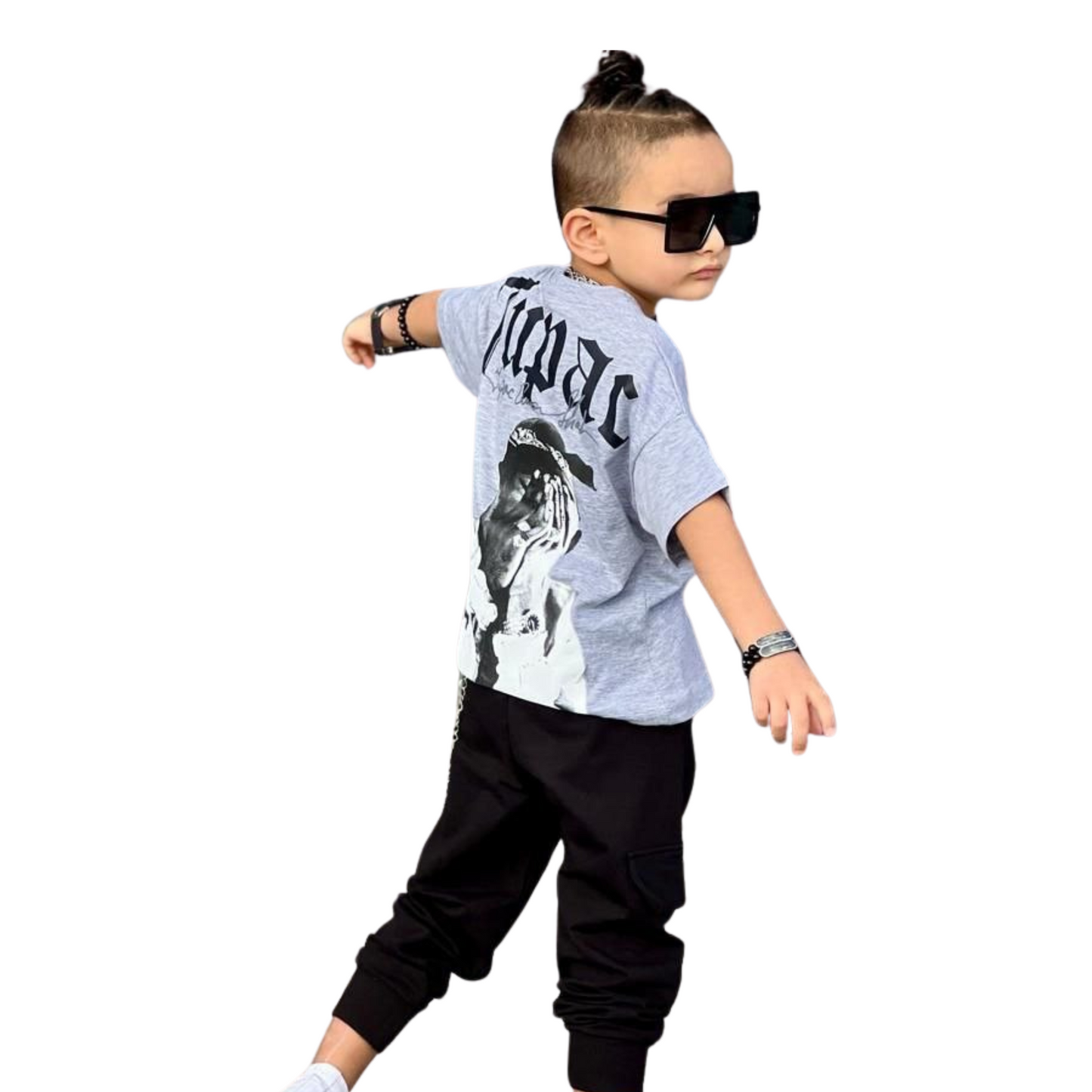 Tupac Rap Boys Jogger Set-3