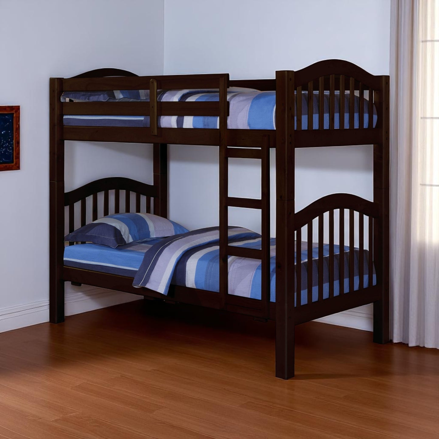 Espresso Twin Over Twin Bunk Bed-0