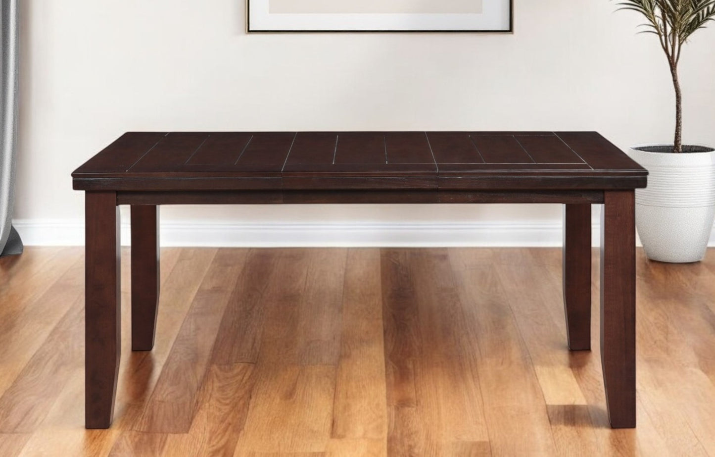 48" Dark Brown Dining Table-1