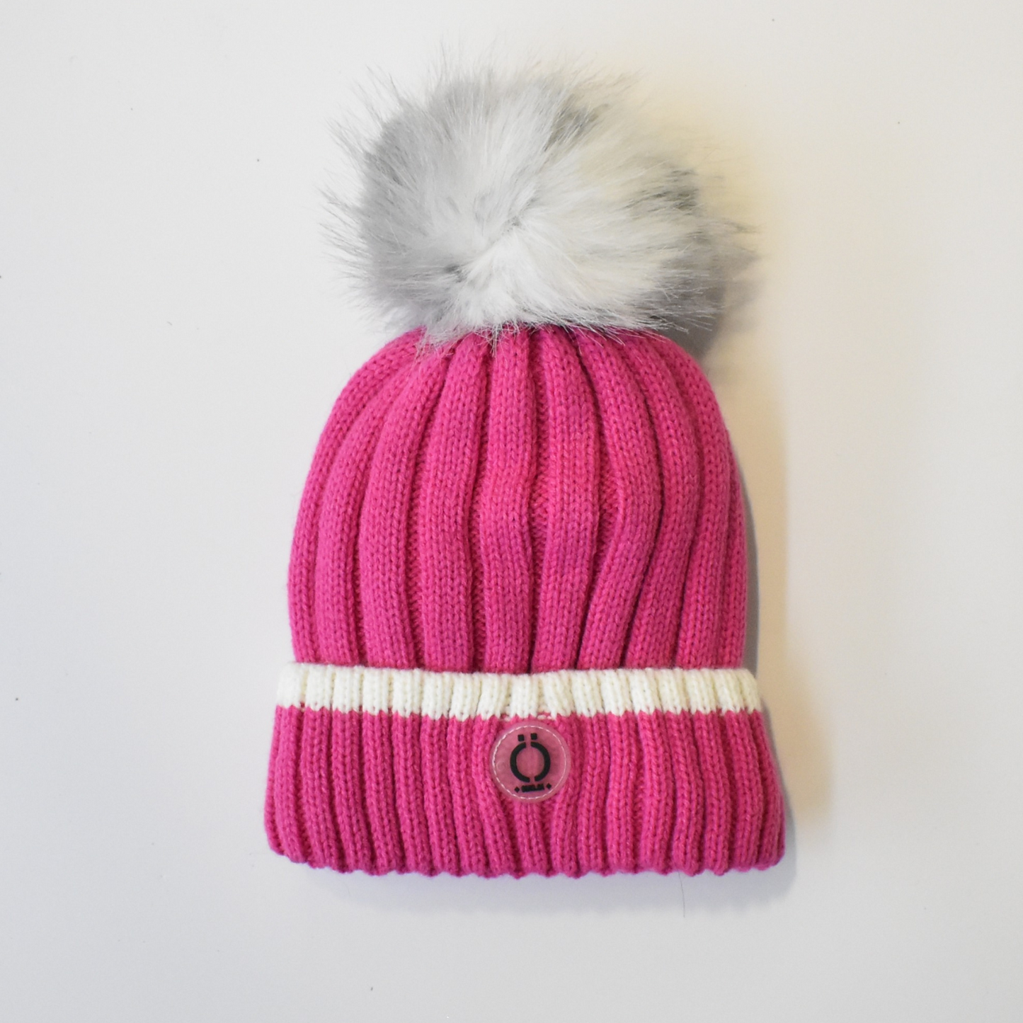 Fushia Stripe Tuque-3