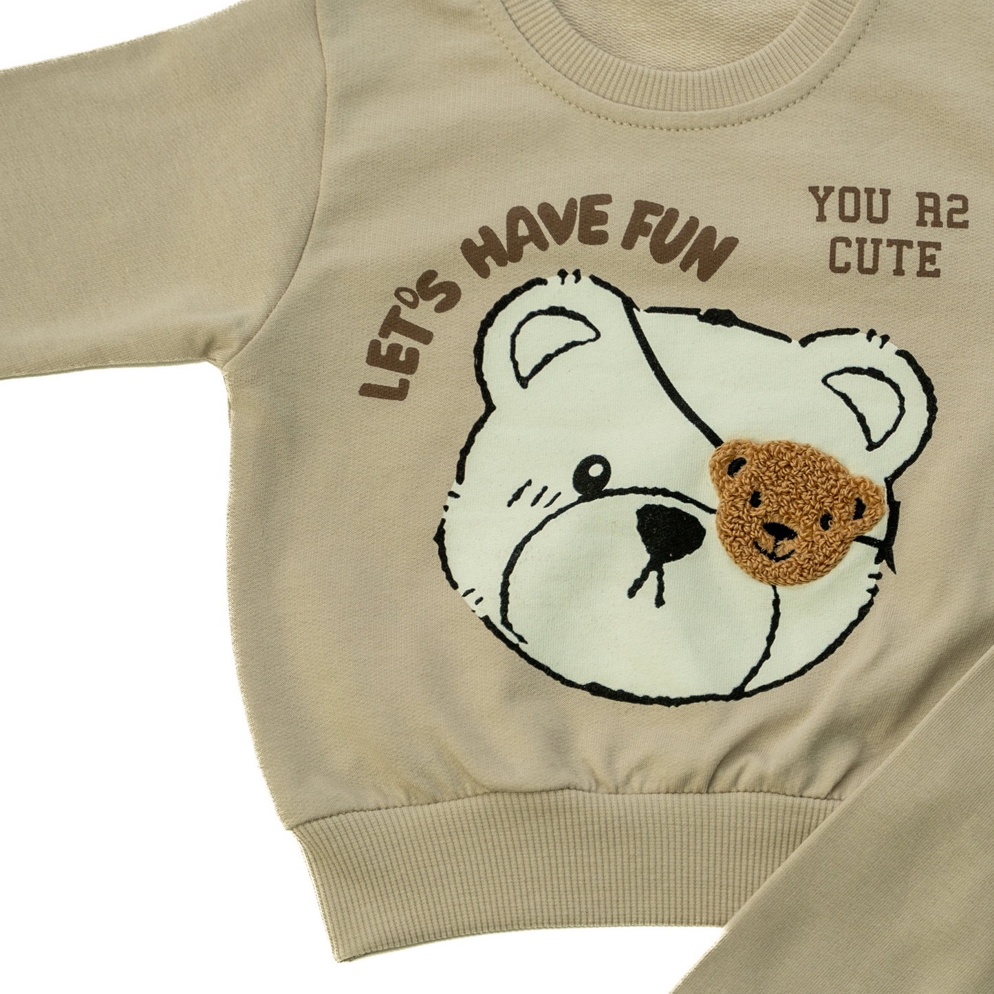 Pirate Bear Cotton Joggers Set-3