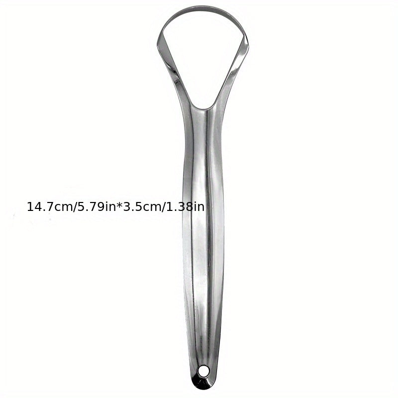 Tongue Scraper, Halitosis Reduction, Stainless Steel Tongue Cleaner, Metal Scraper, Tongue Scraper Cleaner For Fresh Breath