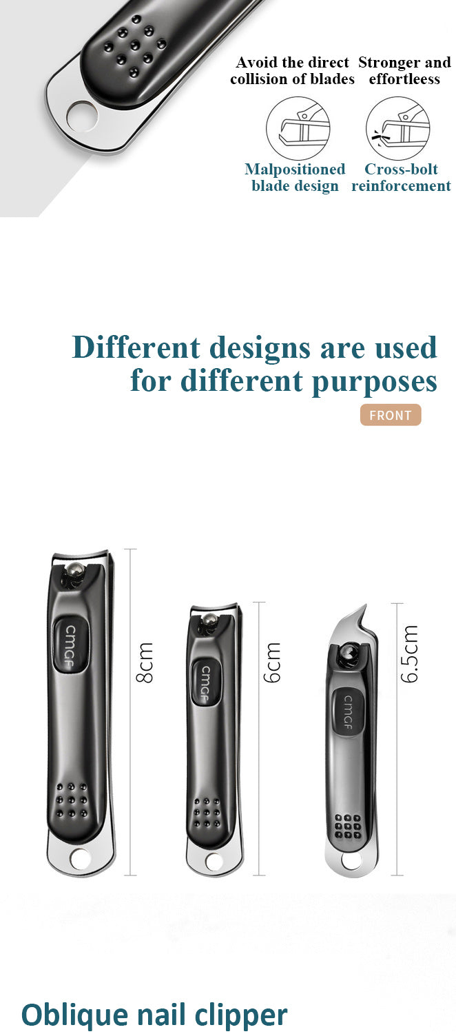 High-Quality Manicure Set With Morandi Grey Top-Grade PU Leather Packaging Nail Clipper Kits Perfect Gift Friends Family