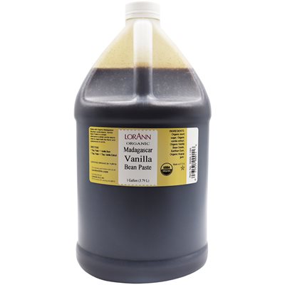 Organic Madagascar Vanilla Bean Paste - 4 oz. - 16 oz. - 1 Gallon - 5 Gallons-5