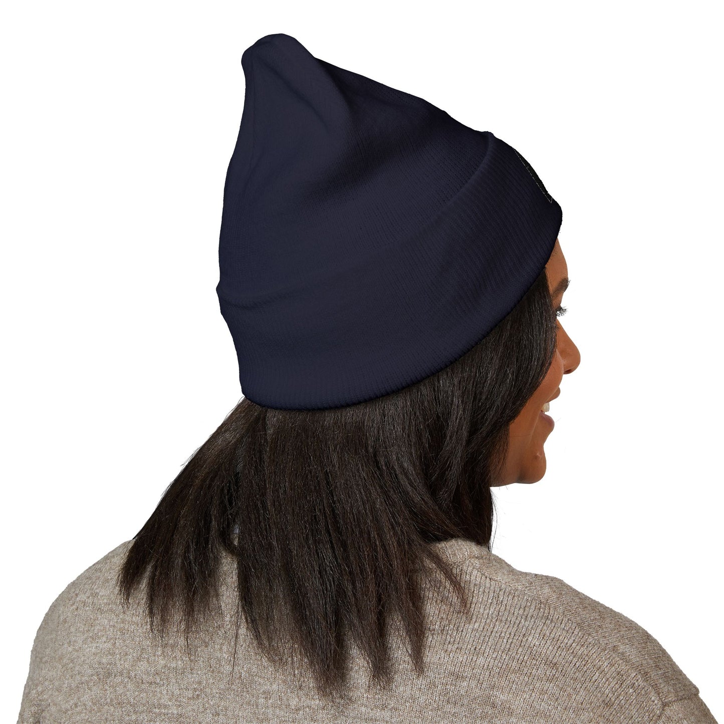 Stylish Embroidered Beanie - Perfect for Winter, Casual Outings, or Holiday Gifting, Unisex Warm Hat, Cuffed Knit Cap, Winter Accessory