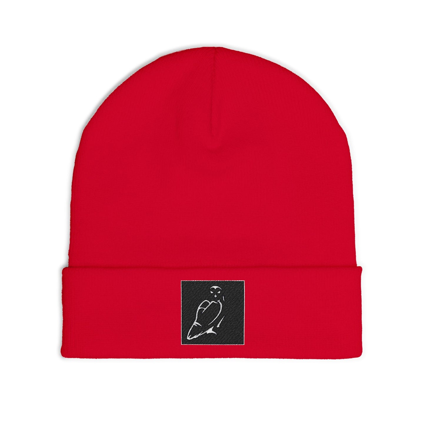 Trendy Embroidered Knit Beanie - Cozy Winter Hat, Stylish Headwear for Men & Women, Gift for Him/Her, Casual Fashion Accessory