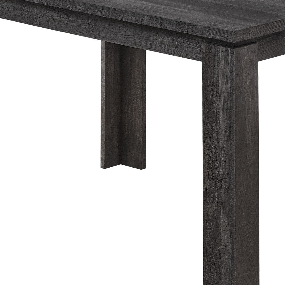 47" Black Dining Table-1