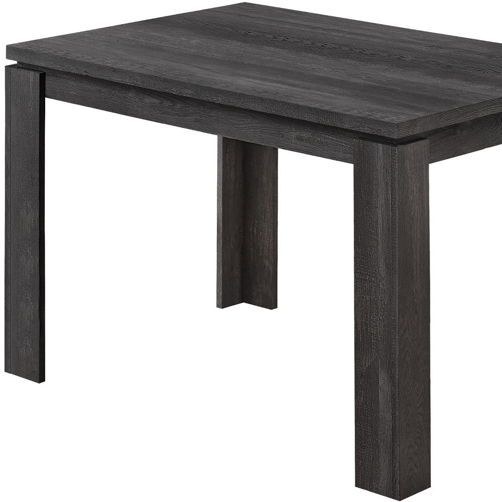 47" Black Dining Table-2