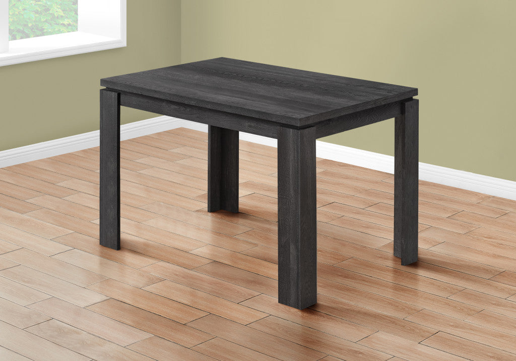 47" Black Dining Table-7