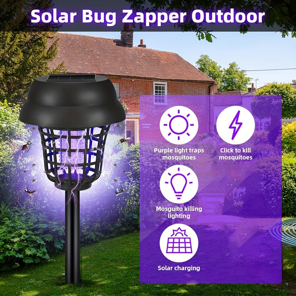 Solar Mosquito Killer Lights Outdoor UV Insect Repellent (4-Pack)-4