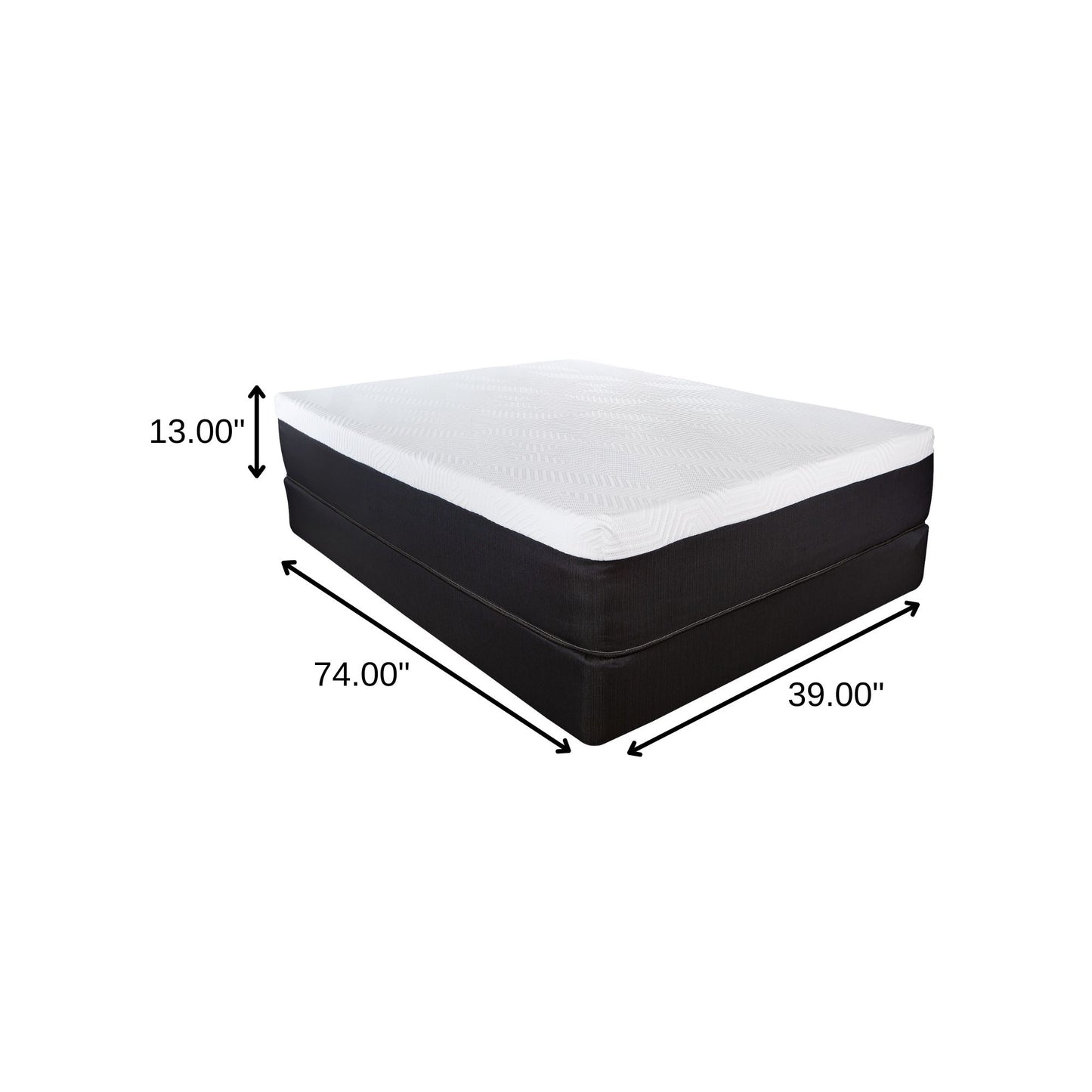 13" Hybrid Pocket Coil Gel Memory Foam Mattress-8