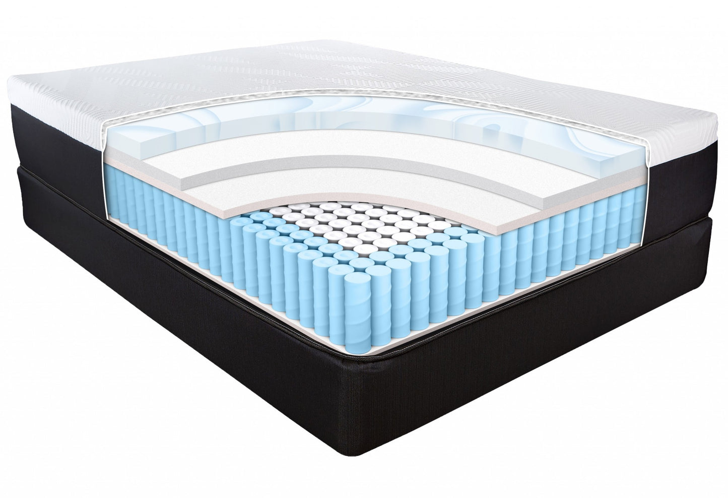 13" Hybrid Pocket Coil Gel Memory Foam Mattress-4