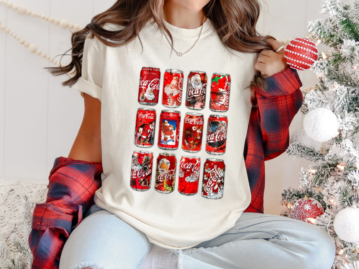 Vintage Coca Cola Christmas Cans-1
