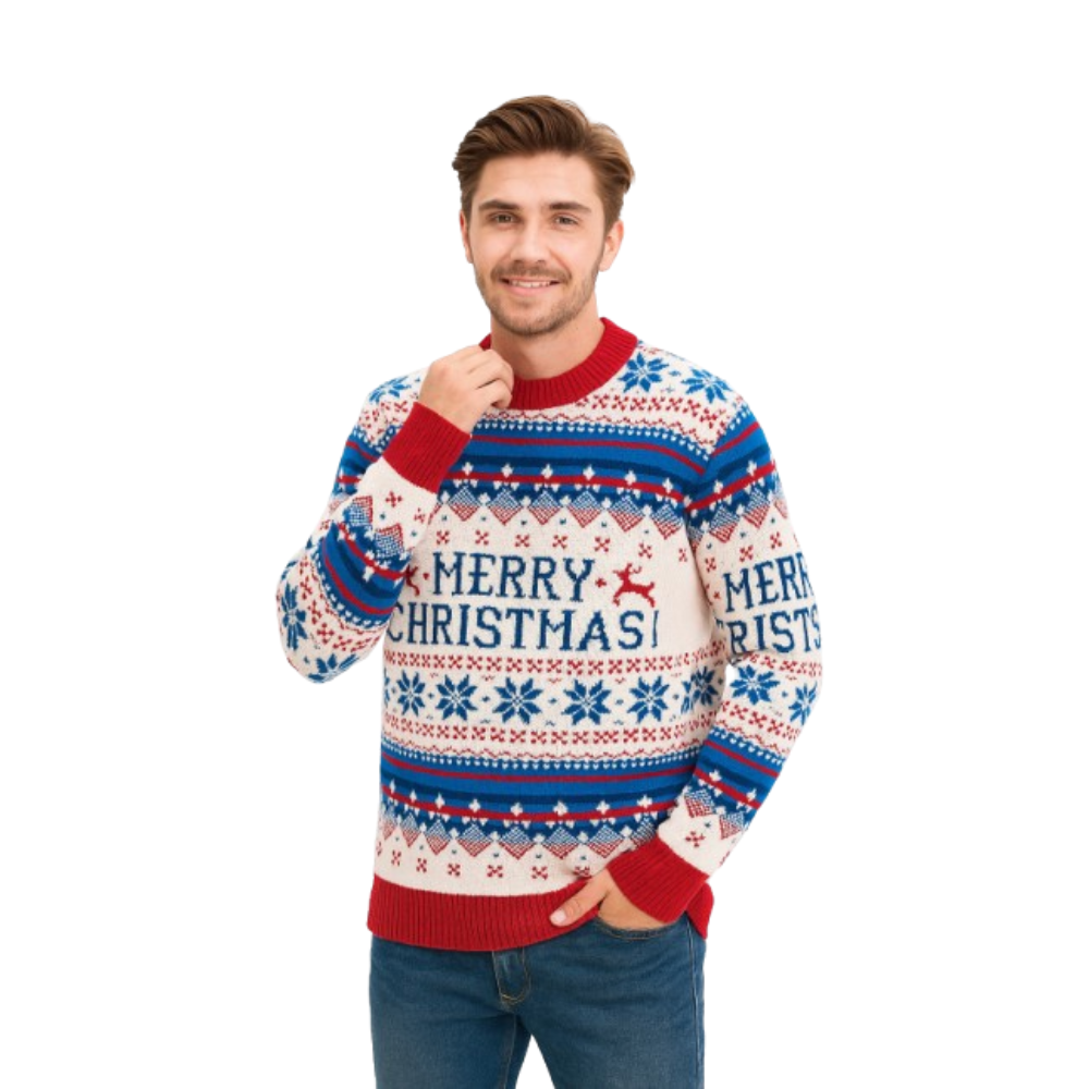 White Merry Christmas Sweater