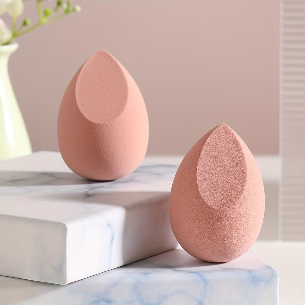 2 Pcs Makeup Sponges Makeup Puffs For Foundation Blender, Flawless For Creams, Powders And Liquids