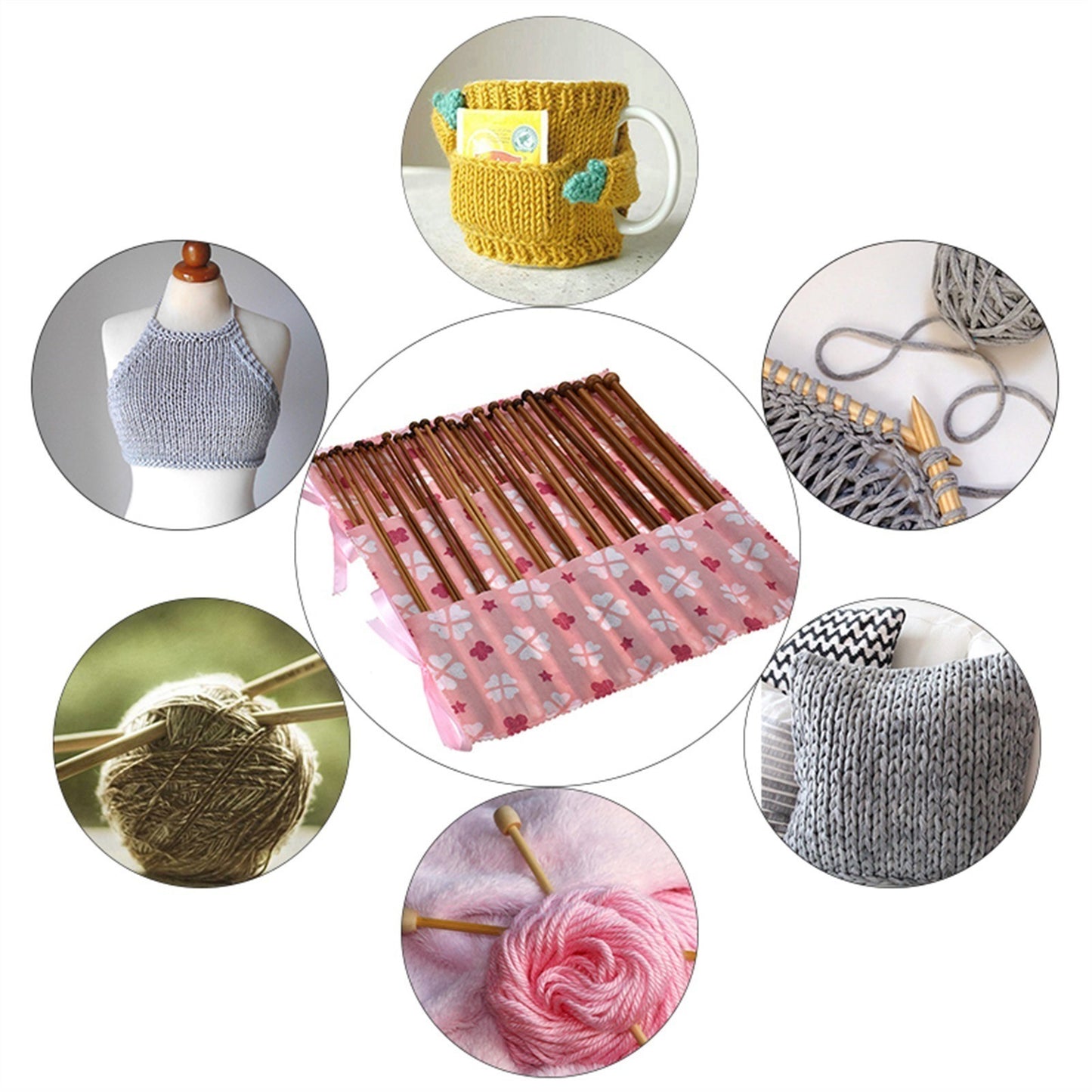 Bamboo Sweater Needle Tool Set Sweater Needle Bar Needle
