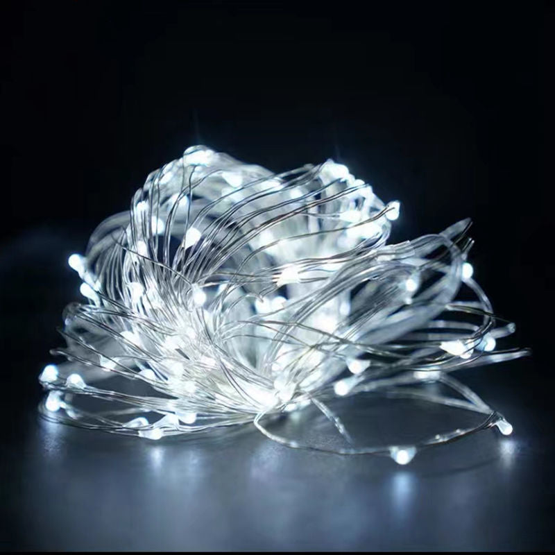 1pc Creative String Lights For Bedroom, Party, Wedding, For Outdoor Camping Hiking, Christmas Halloween Decoration, Lights 1m10/2m20/3m30/5m50/10m100LED, Gifts For Mom, Mother's Day, Ramadan Valentine's Day Decoration