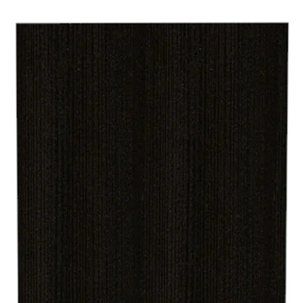 47" Black Wood Pantry Or Storage Closet-4