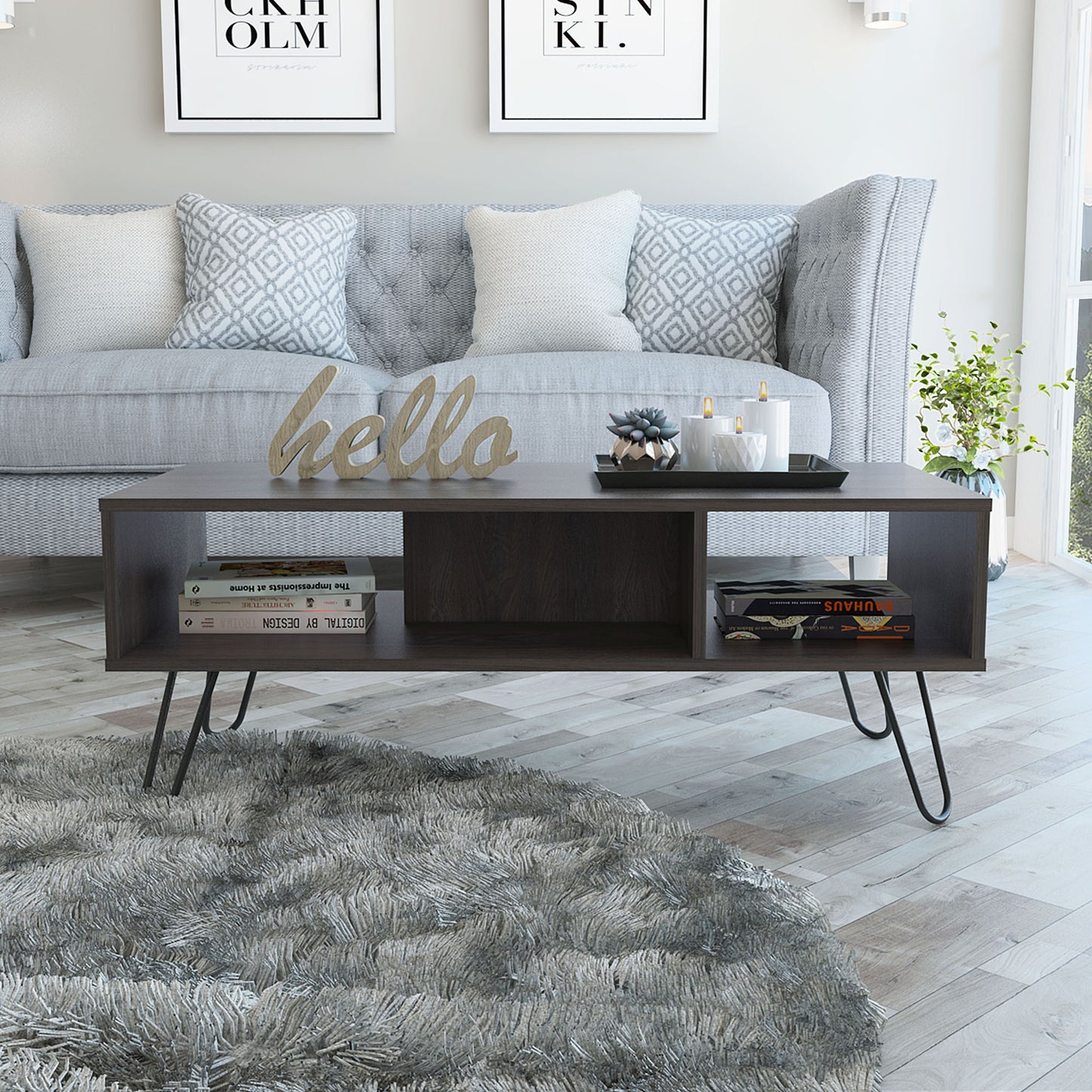 40" Carbon Espresso Manufactured Wood Rectangular Coffee Table-4