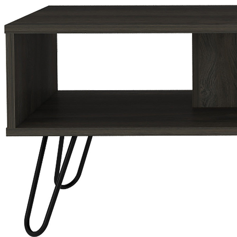 40" Carbon Espresso Manufactured Wood Rectangular Coffee Table-3
