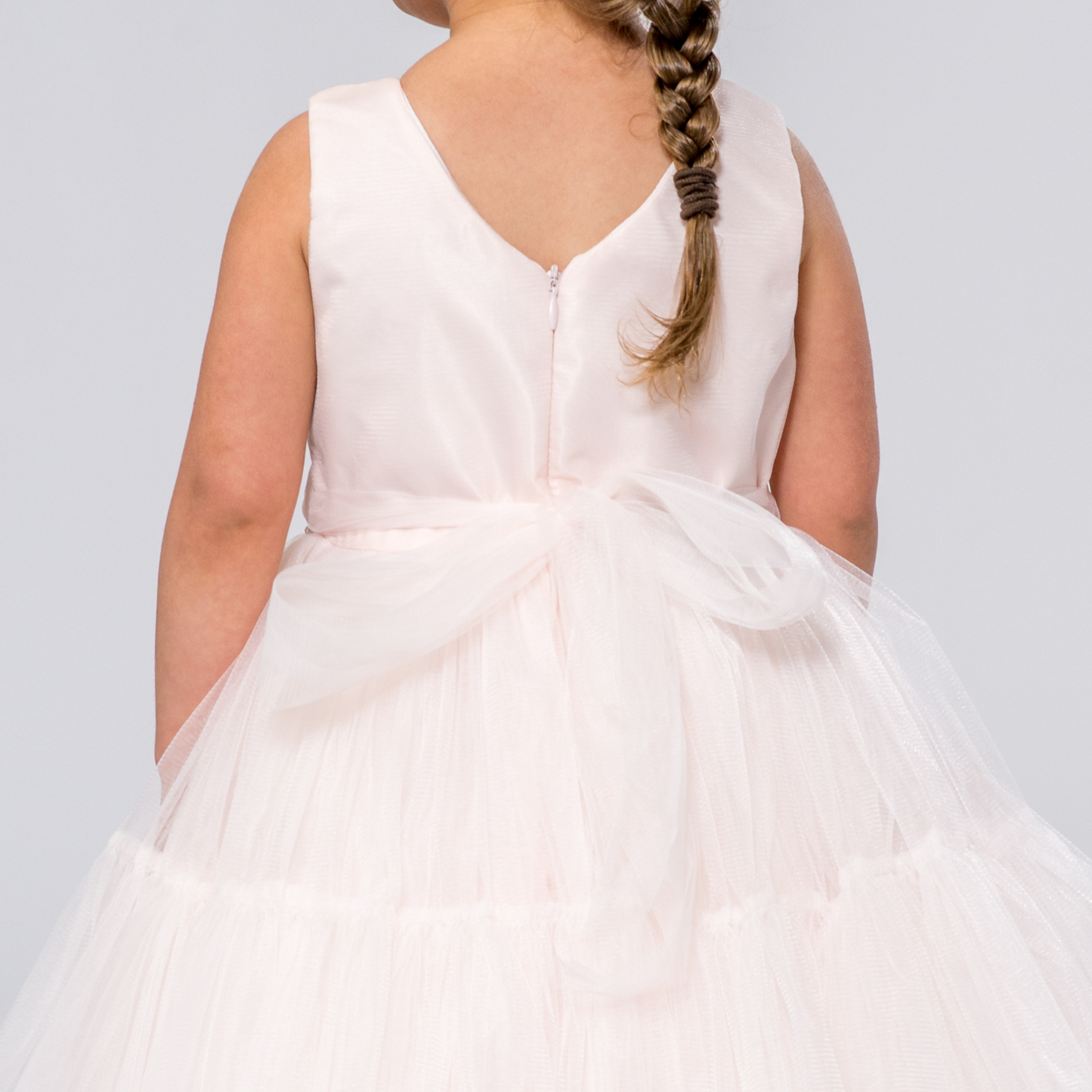 Christine Cross Elegant Girls' Wedding Dress-1