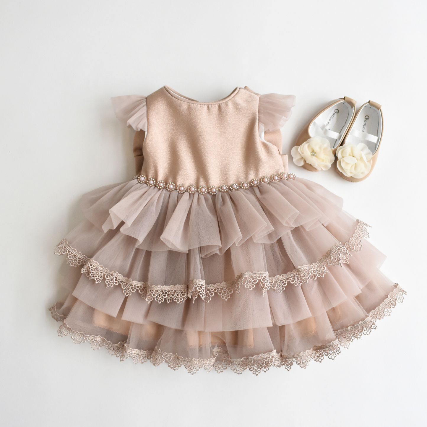 Baby Eva's Frilly Dress-1