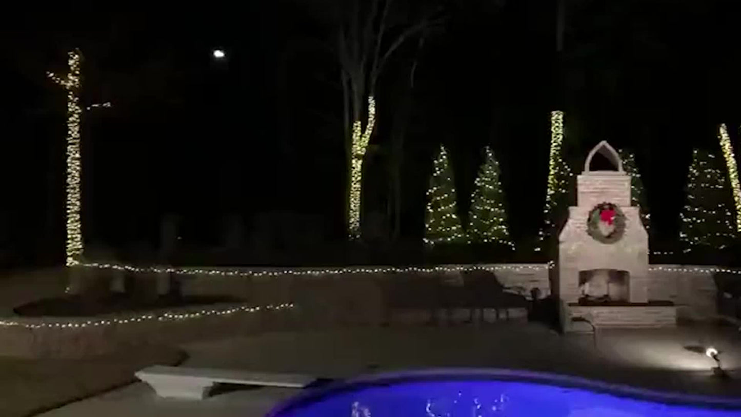 Outdoor Solar String Light, 32.8 Feet 100 LED Solar Fairy Light With 8 Modes, Copper Wire Light, Party Tree, Courtyard Ramadan Valentine's Day Decoration