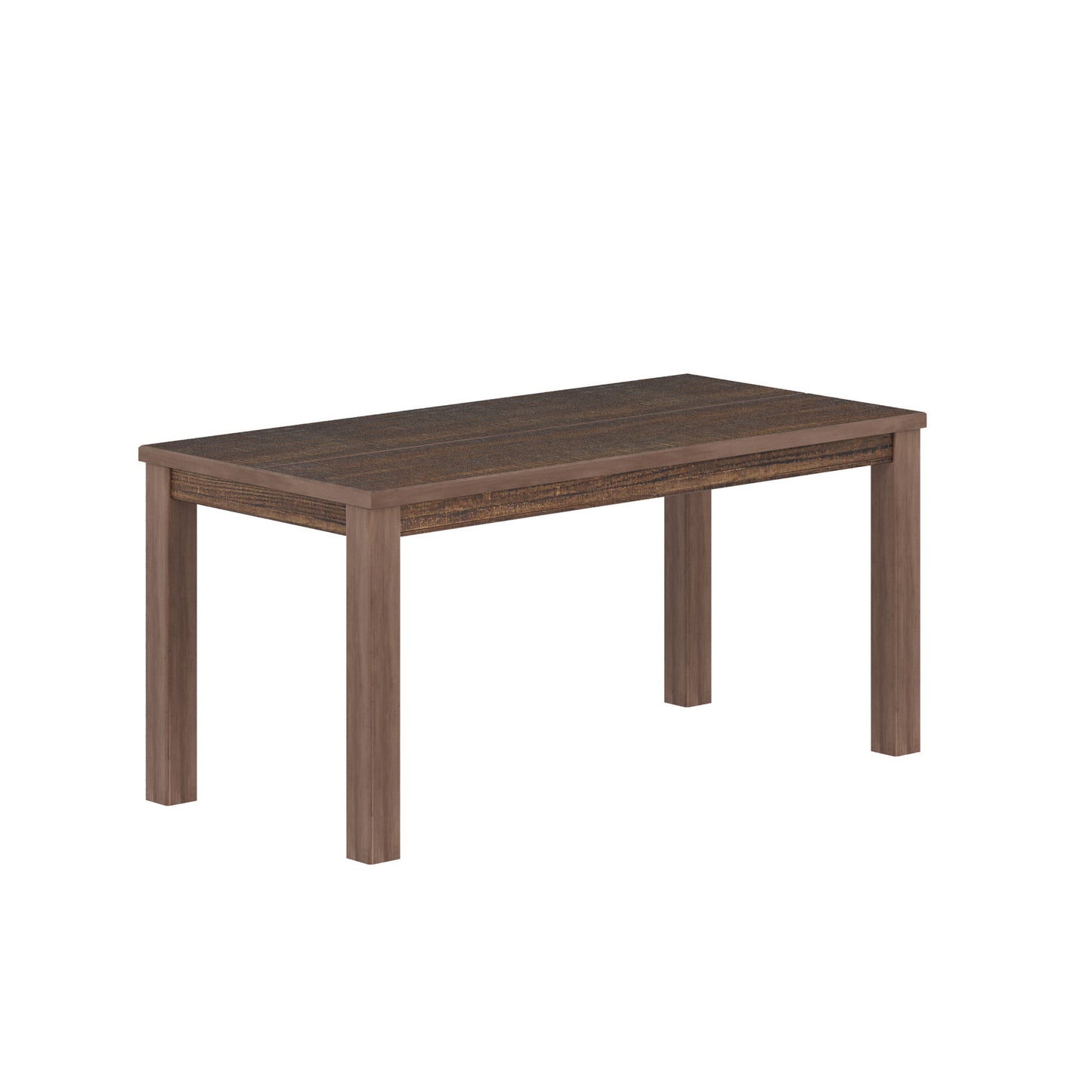 35" Espresso Solid Wood Dining Table-2