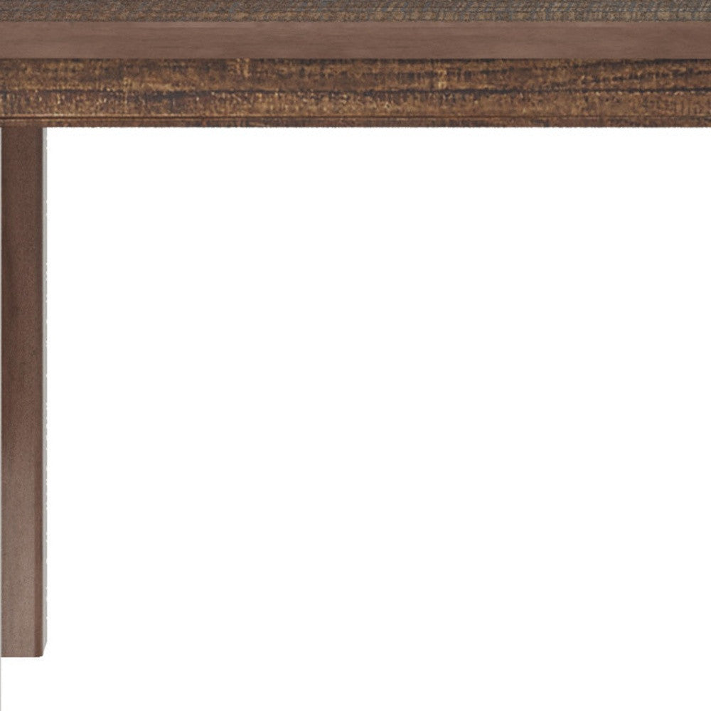 35" Espresso Solid Wood Dining Table-8