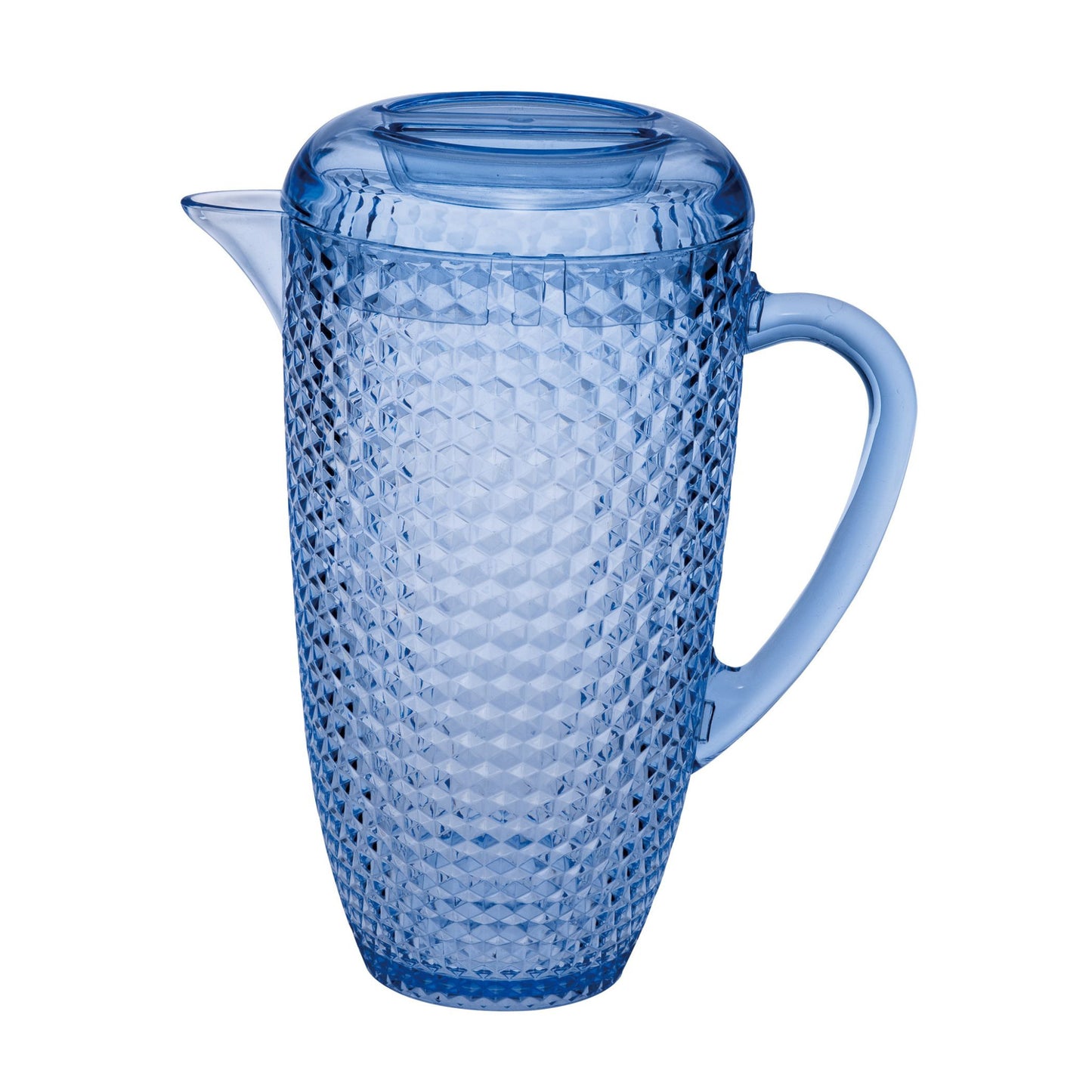 2.5 Quart Blue Diamond Acrylic Pitcher-0