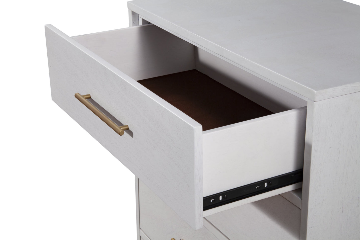 36" White Solid Wood Three Drawer Chest-3
