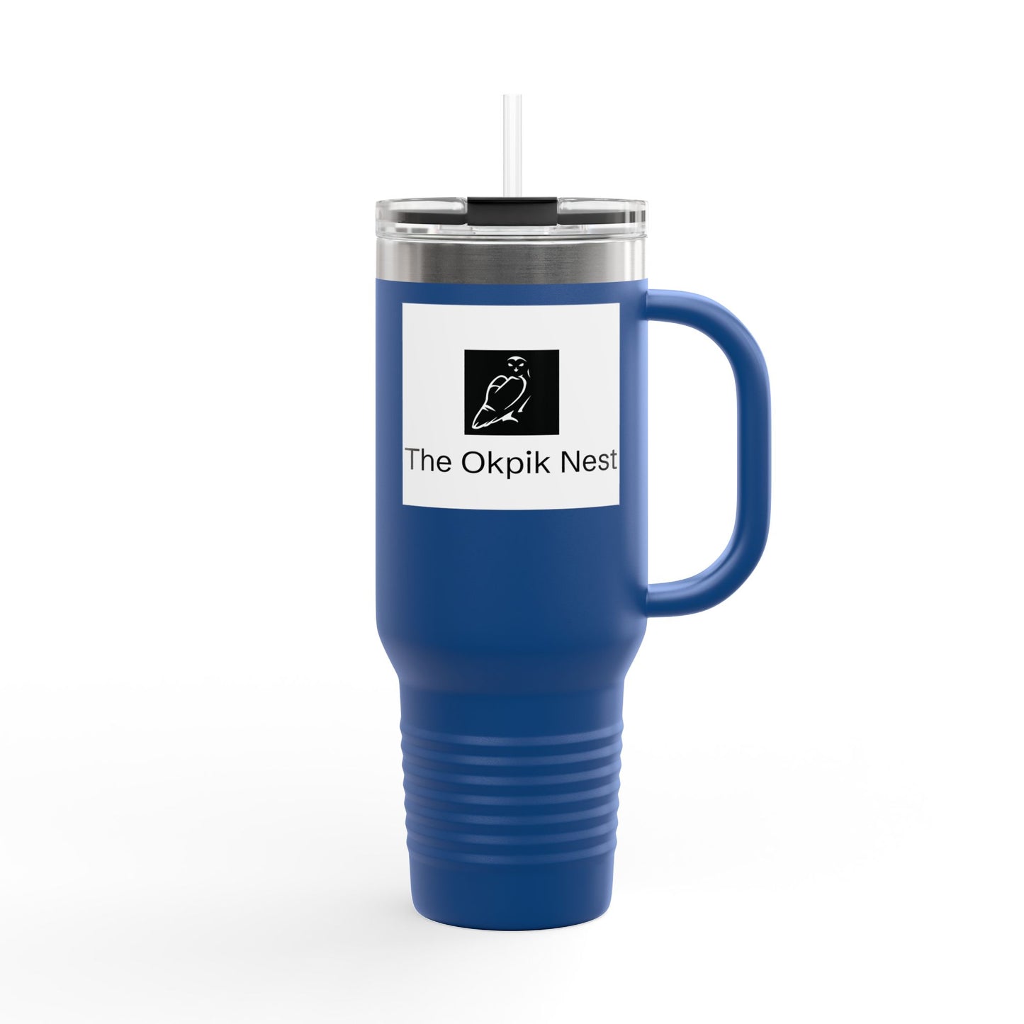 The Okpik Nest Insulated Travel Mug - 40oz, Perfect for Hot & Cold Drinks, Eco-Friendly Coffee Mug, Great Gift for Travelers, Personalized Drinkware