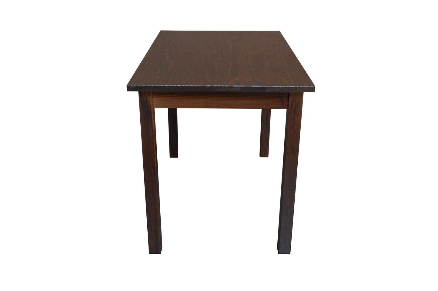 48" Raw Umber Solid Wood Dining Table-2