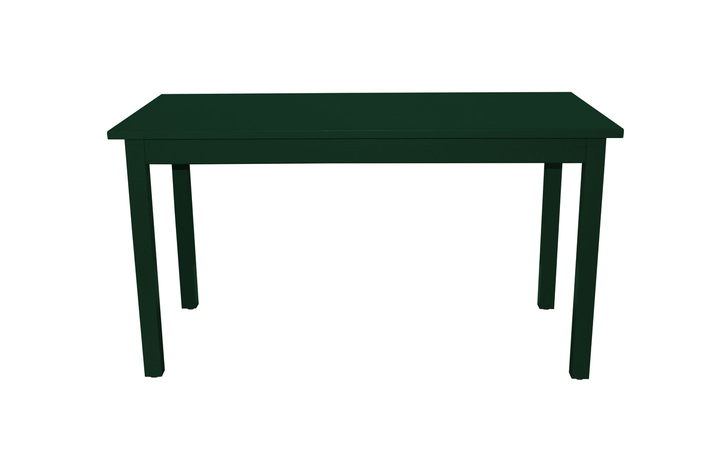 48" Dark Green Solid Wood Dining Table-1