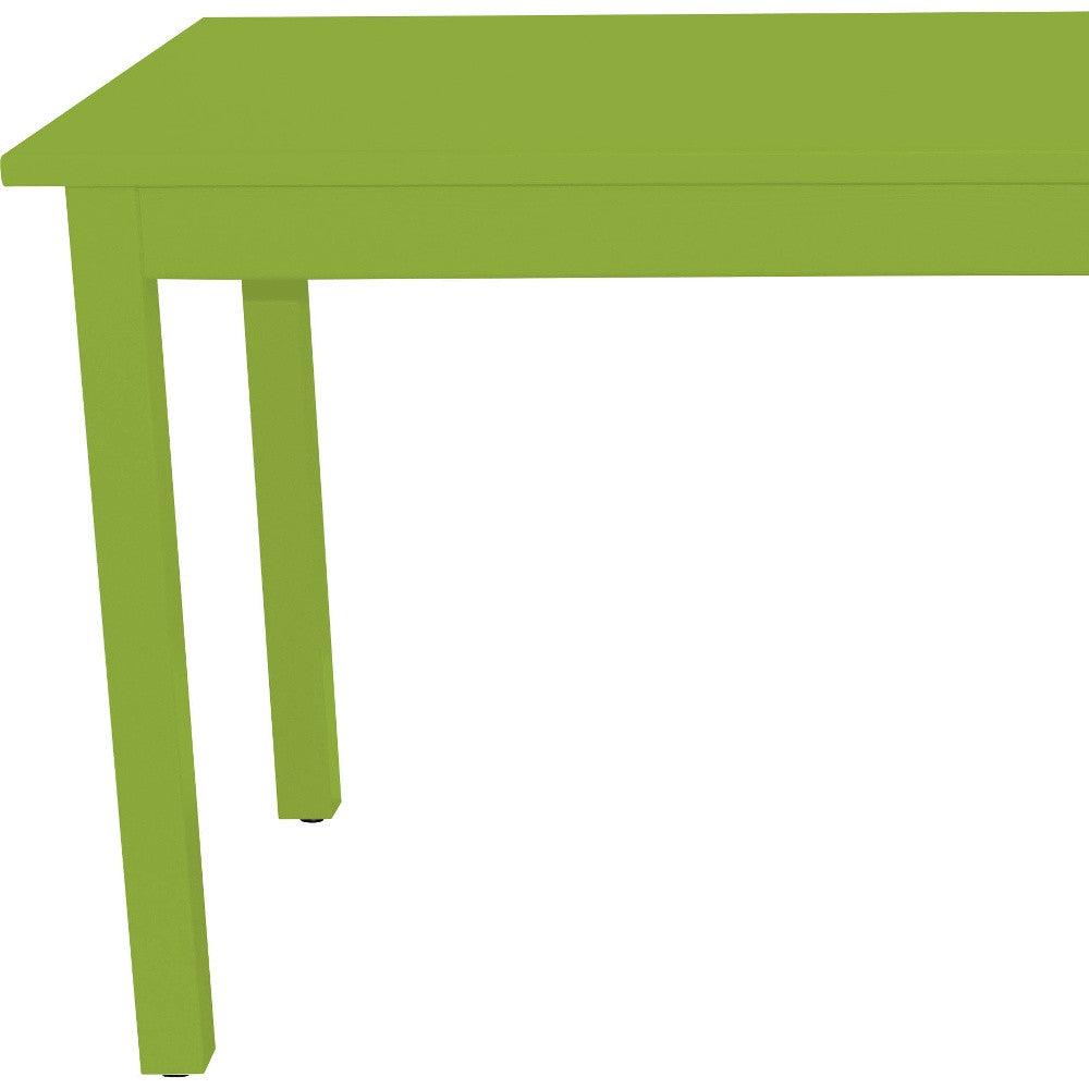 48" Chartreuse Solid Wood Dining Table-3