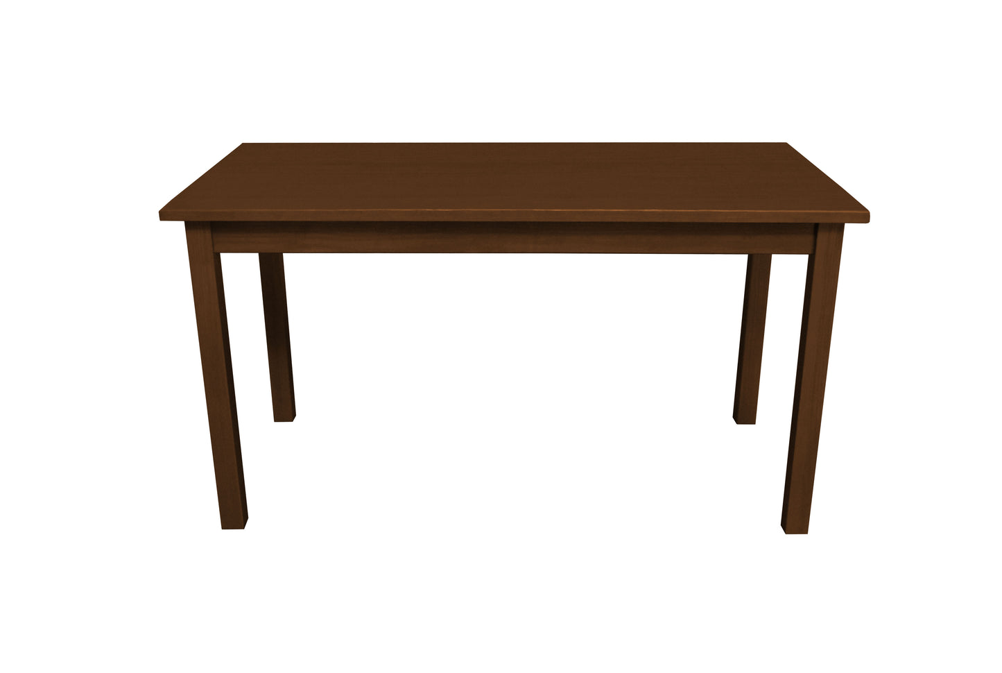 60" Raw Umber Solid Wood Dining Table-3