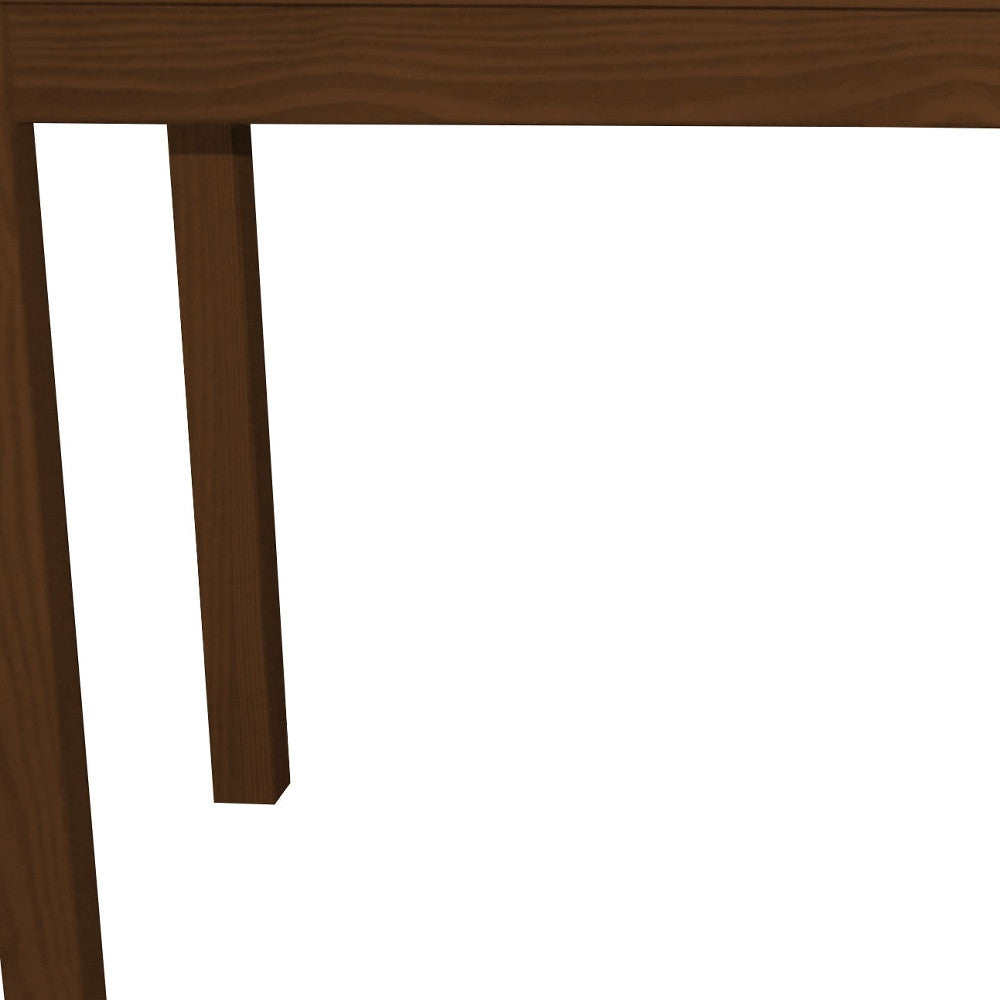 60" Raw Umber Solid Wood Dining Table-5