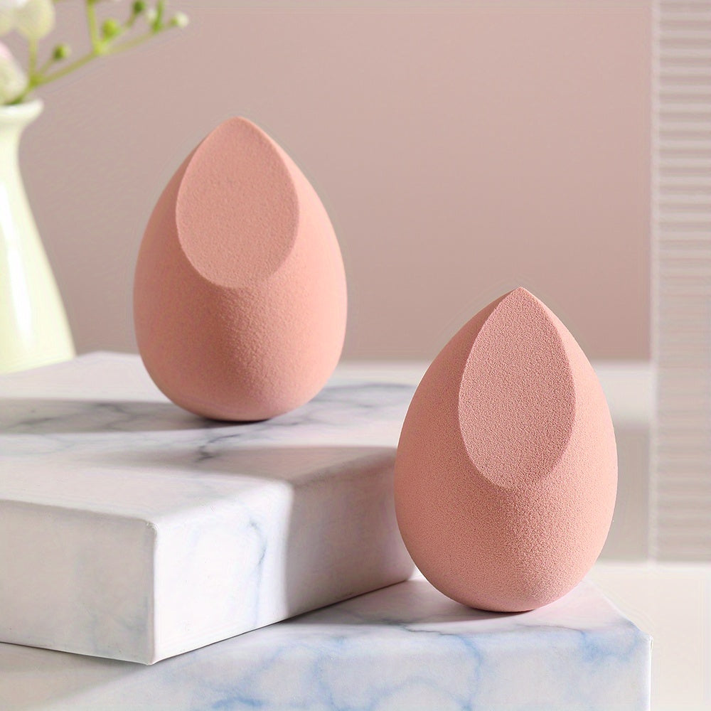 2 Pcs Makeup Sponges Makeup Puffs For Foundation Blender, Flawless For Creams, Powders And Liquids