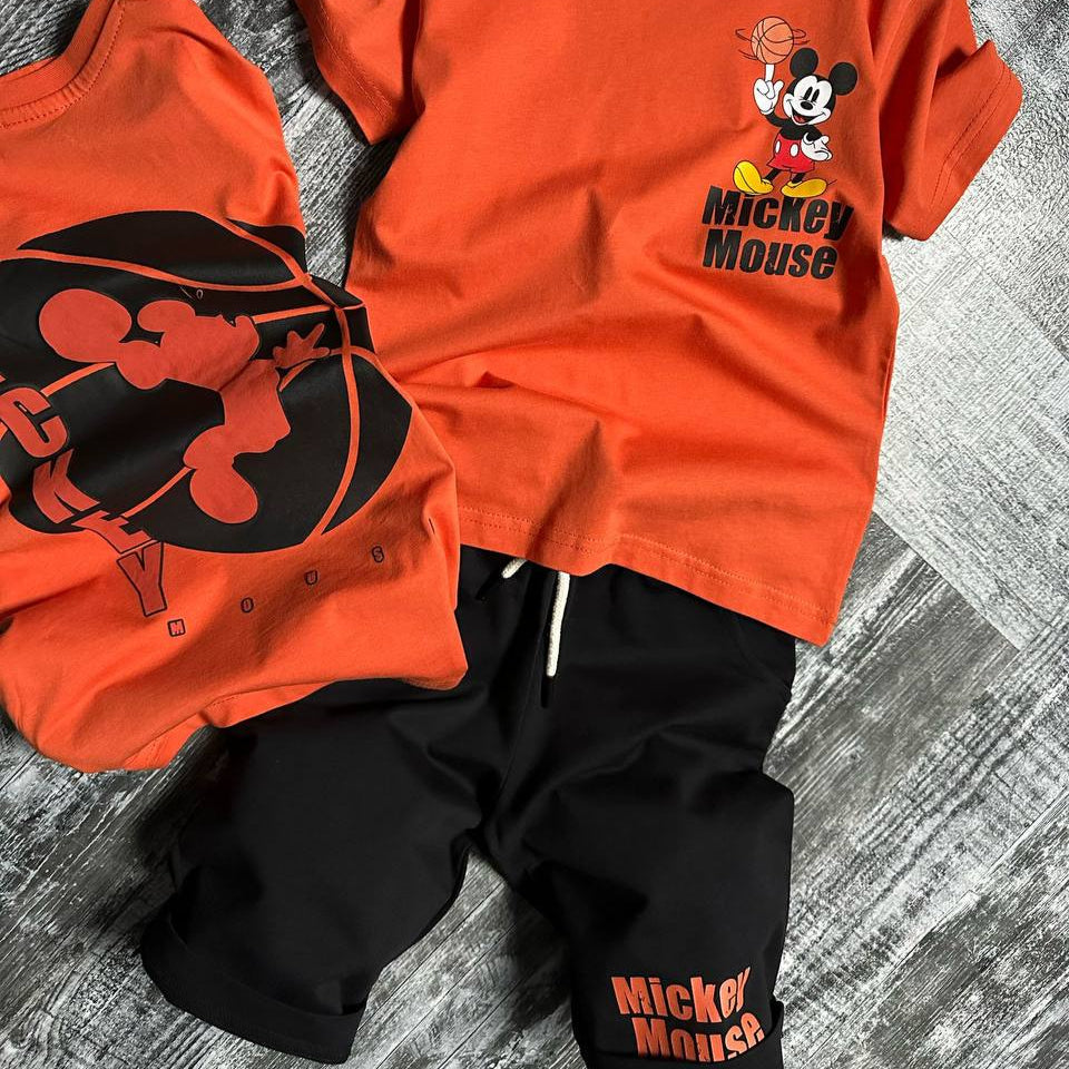 Mouse Dunk Boys Shorts Set-2