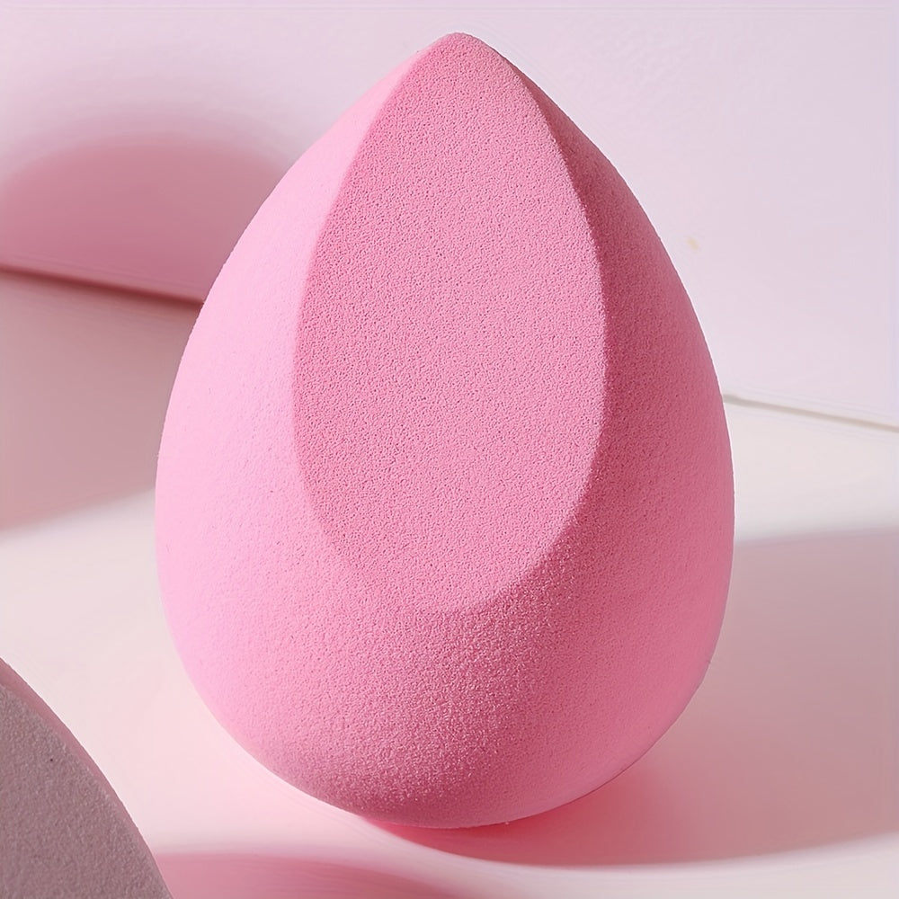 8pcs Pink Makeup Sponges For Blending Liquid Foundations Powders & Creams, Flawless Professional Streak Free Application, Ideal For Makeup Beginner Artist
