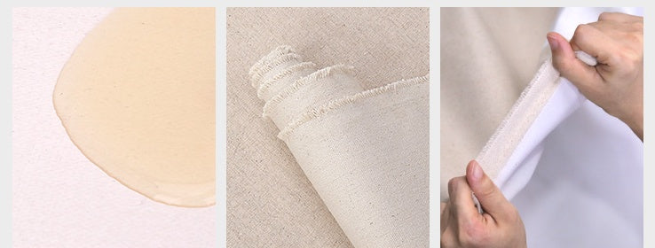 Linen blended coated canvas