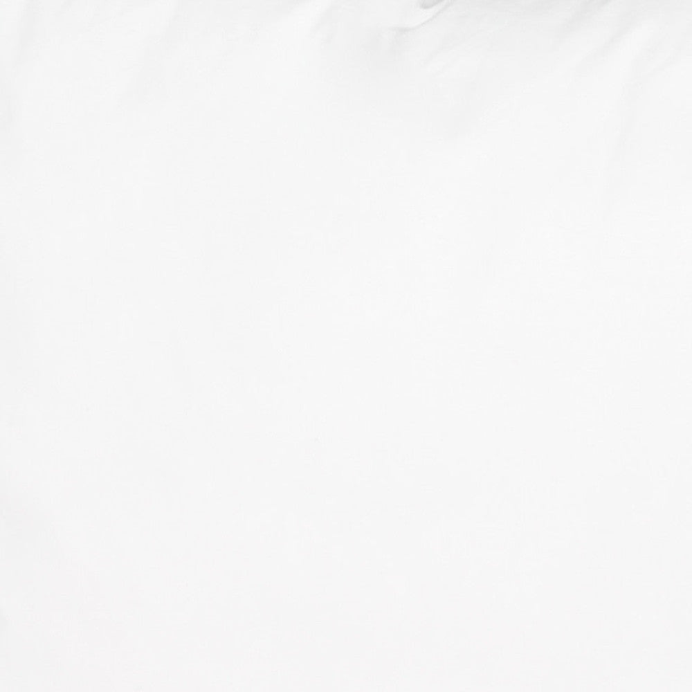 15" X 23" White Cotton Down Blend Throw Pillow Insert-2