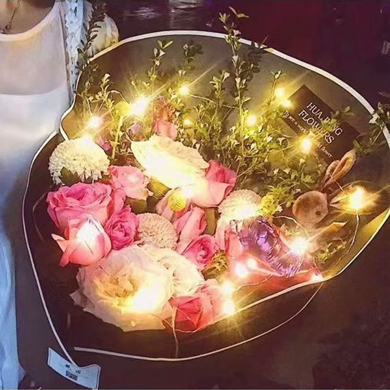 1pc Creative String Lights For Bedroom, Party, Wedding, For Outdoor Camping Hiking, Christmas Halloween Decoration, Lights 1m10/2m20/3m30/5m50/10m100LED, Gifts For Mom, Mother's Day, Ramadan Valentine's Day Decoration
