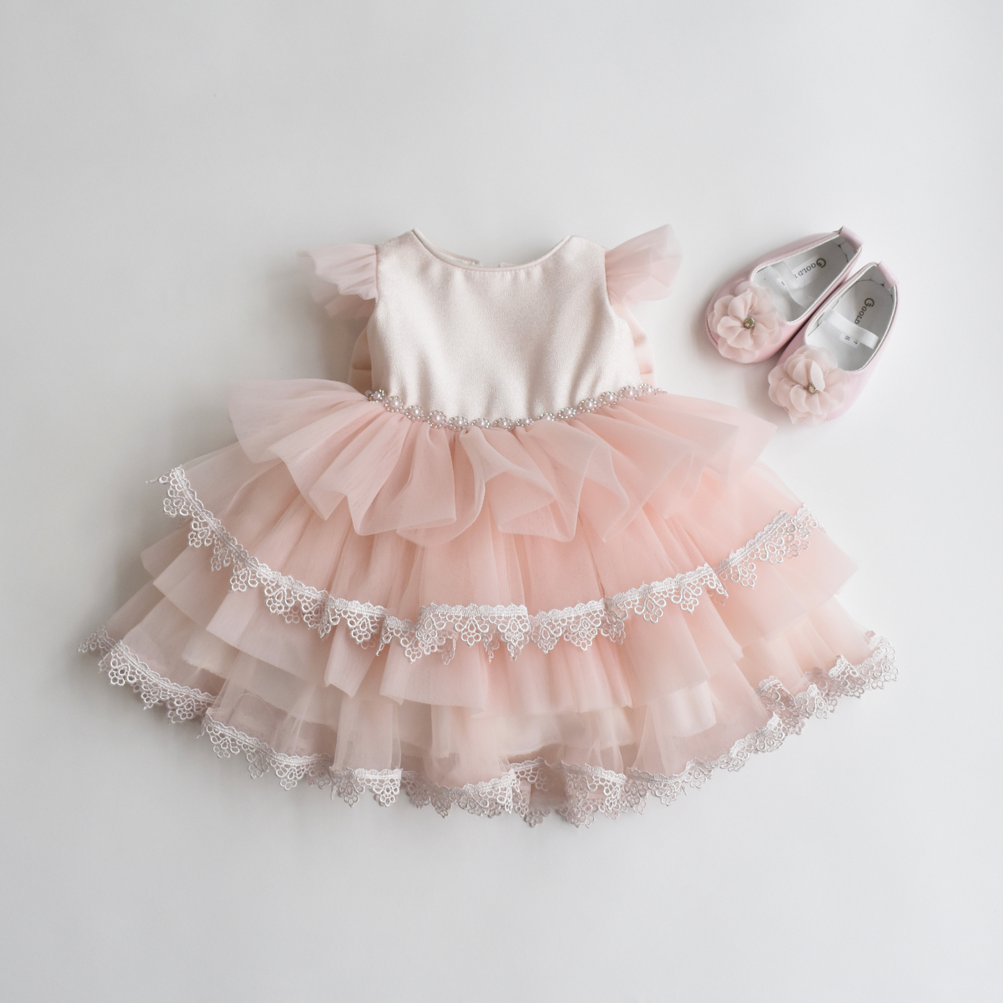 Baby Eva's Frilly Dress-0