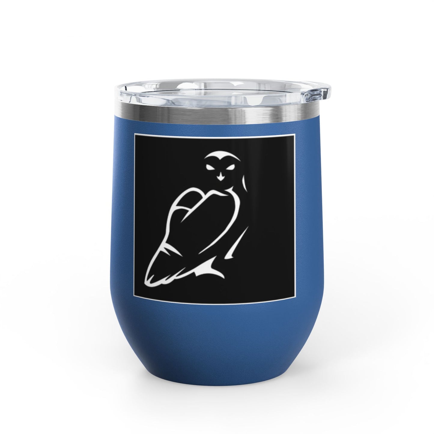 Elegant Owl Wine Tumbler, 12oz - Perfect Gift for Wine Lovers, Elegant Home Decor, Party Favor, Unique Gift Idea, Barware