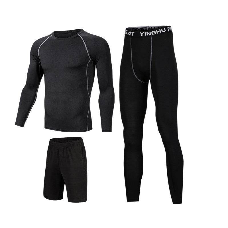 Compression Sport Fitness Workout Gym Outfit 7pcs set for men