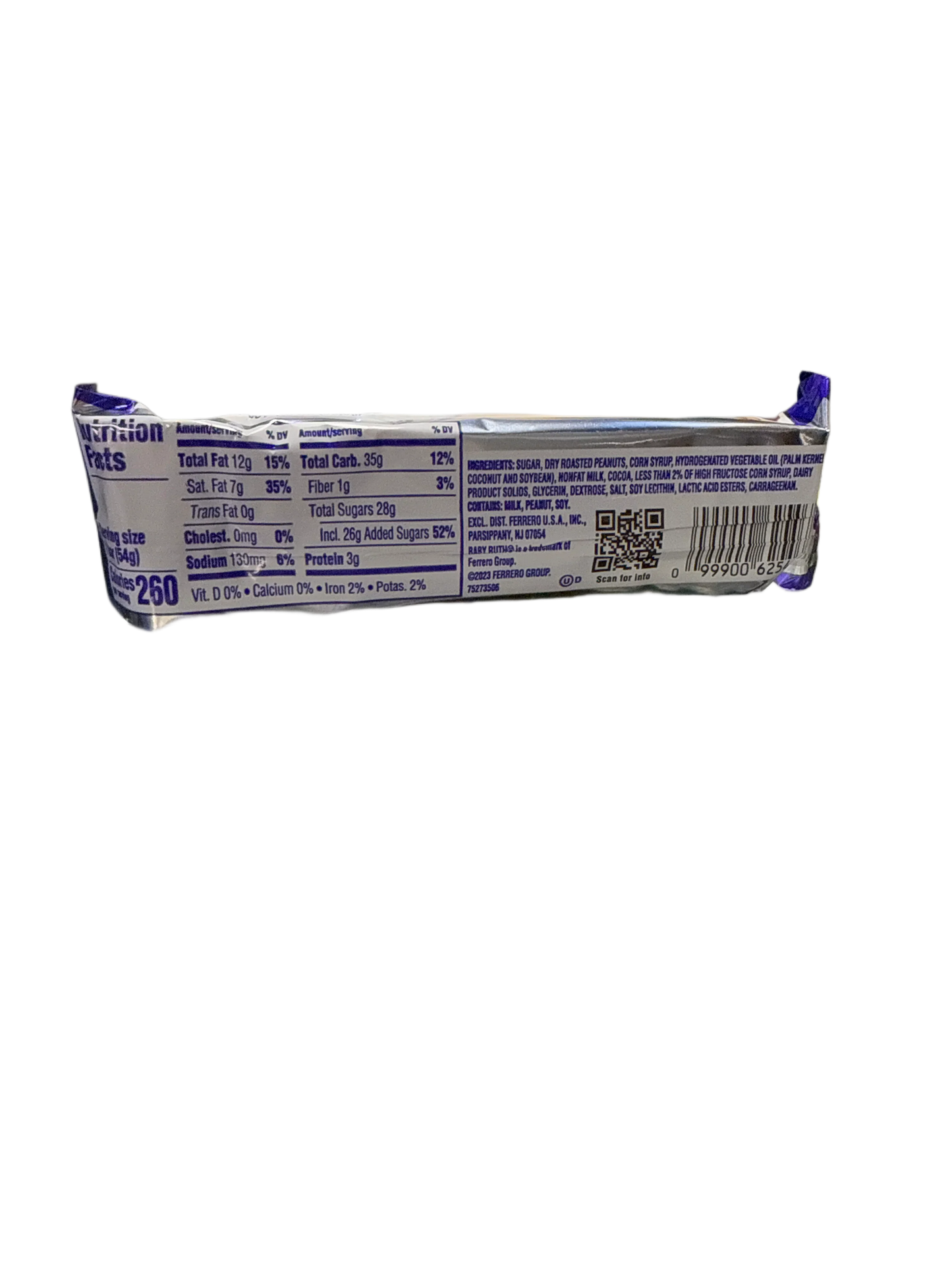 Baby Ruth Chocolate Bar 53.8G - U.S Edition